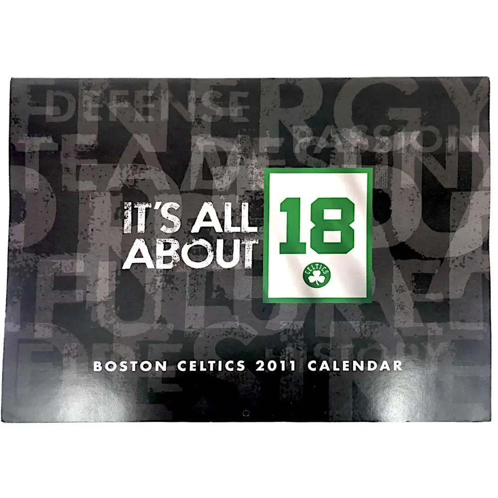 Boston Celtics 2011 Team Calendar *NEW*